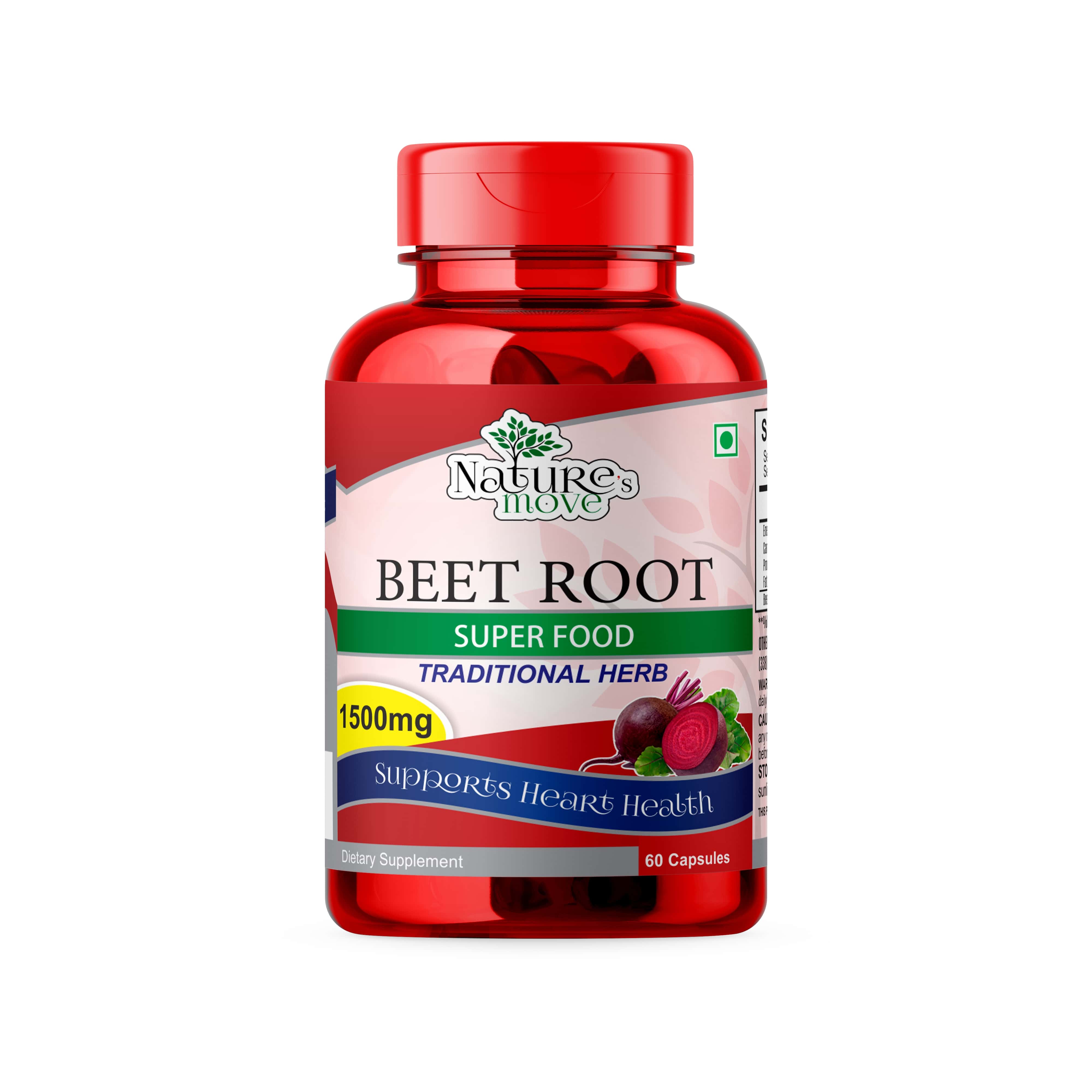 Nature's Move Beet Root 1500mg 